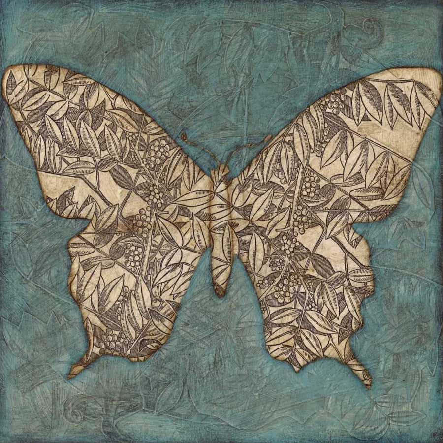 Collage Butterfly II Poster Print - Megan Meagher-VARPDX145950Z Image 1