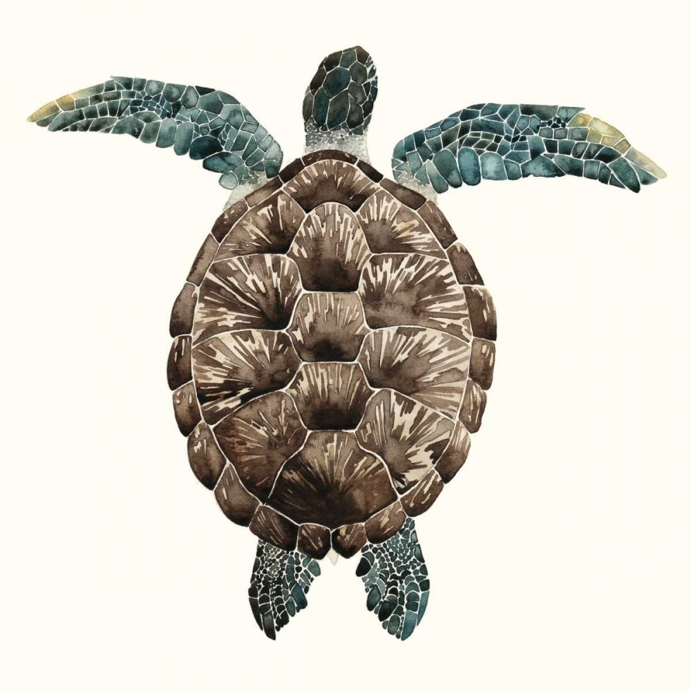 Mosaic Turtle I Poster Print - Grace Popp-VARPDX149417Z Image 1