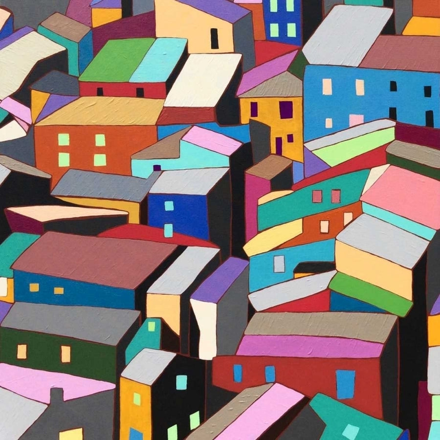 Rooftops I Poster Print - Nikki Galapon-VARPDX152743GG Image 1