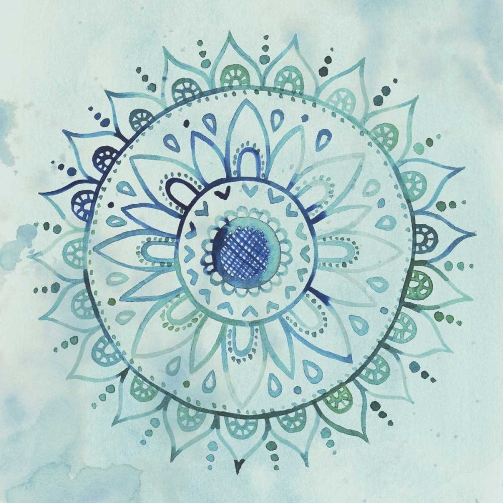 Watercolor Mandala I Poster Print - Grace Popp-VARPDX152939GG Image 1