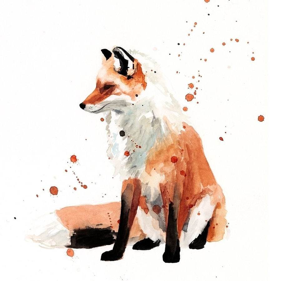 Watercolor Fox I Poster Print - Victoria Borges-VARPDX165379Z Image 1