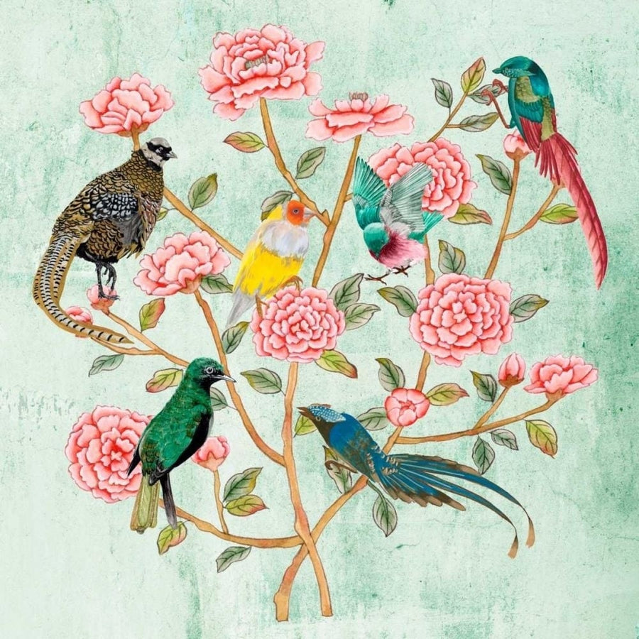 Minty Chinoiserie II Poster Print - Melissa Wang-VARPDX169584Z Image 1