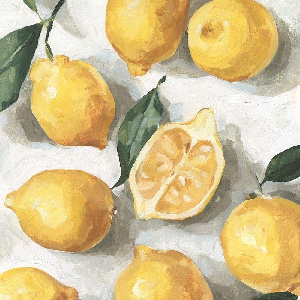 Fresh Lemons I Poster Print - Emma Caroline-VARPDX171828Z Image 1