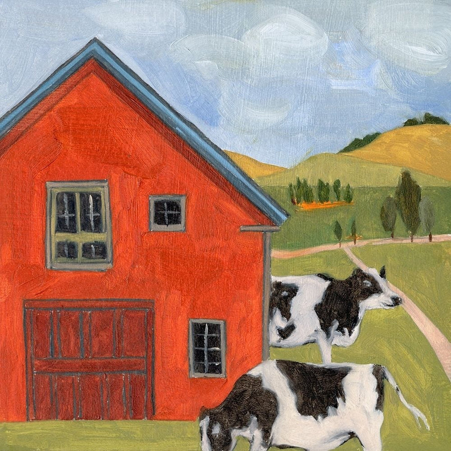 House in the Field I Poster Print - Melissa Wang-VARPDX171857Z Image 1