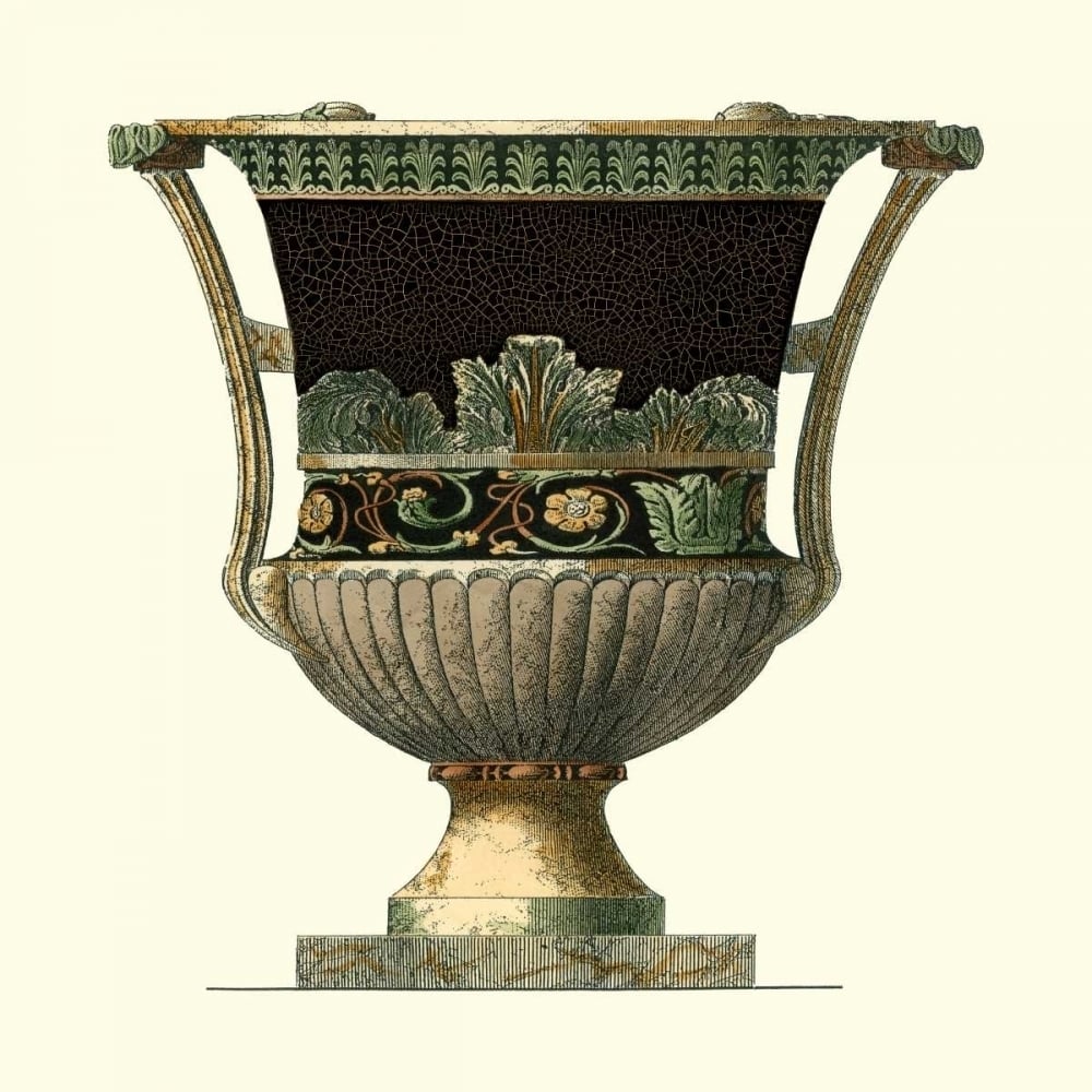 Crackled Large Giardini Urn I Poster Print - Giardini-VARPDX1771Z Image 1