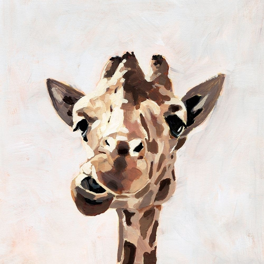 Giraffes Gaze II Poster Print - Victoria Barnes-VARPDX179091Z Image 1