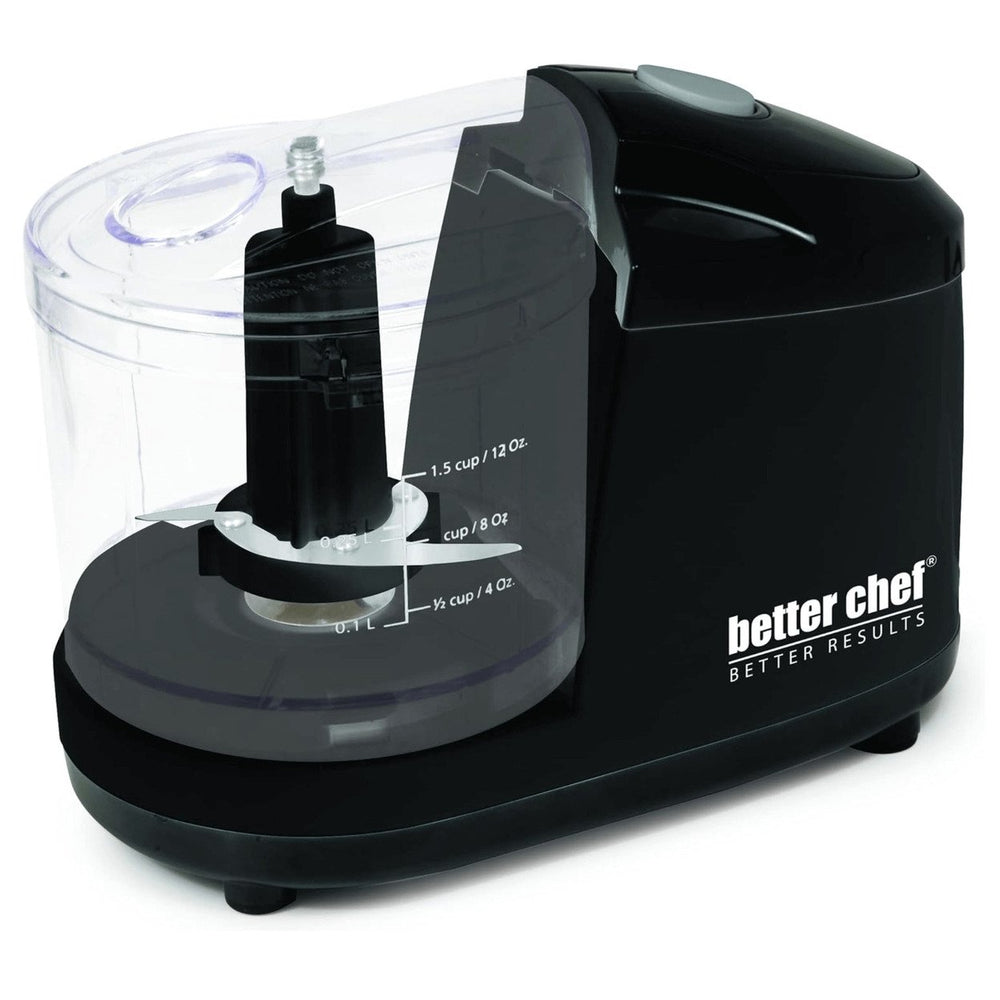 Better Chef Mini Chopper Food Processor 1.5 Cup Stainless Steel Blade IM-841B Image 2