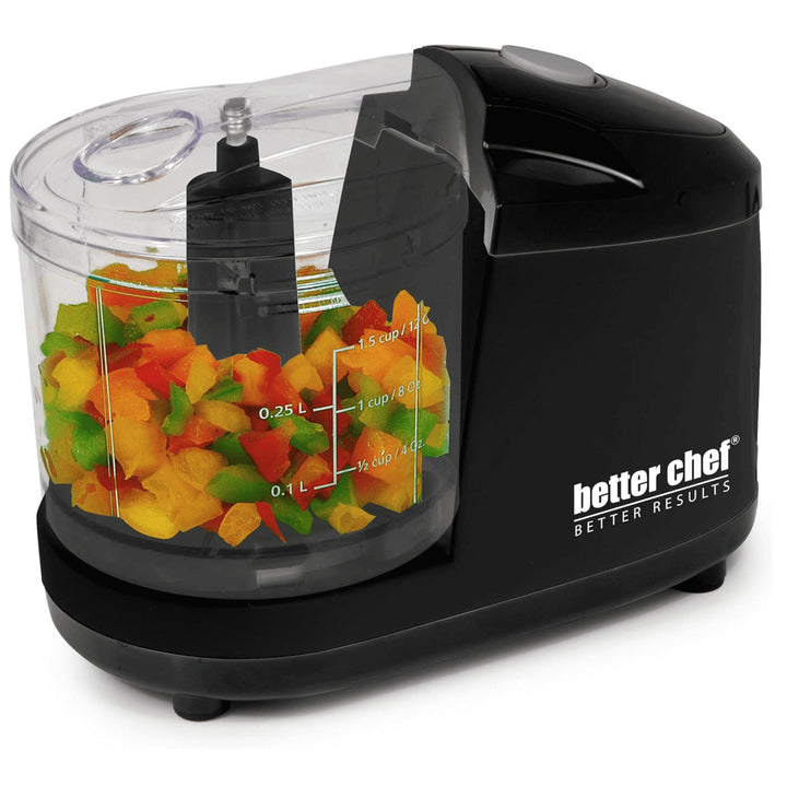 Better Chef Mini Chopper Food Processor 1.5 Cup Stainless Steel Blade IM-841B Image 5