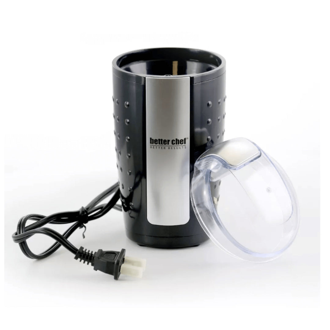 Better Chef 150W Blade Coffee Grinder Stainless Steel 3.5oz One-Touch Black Image 3