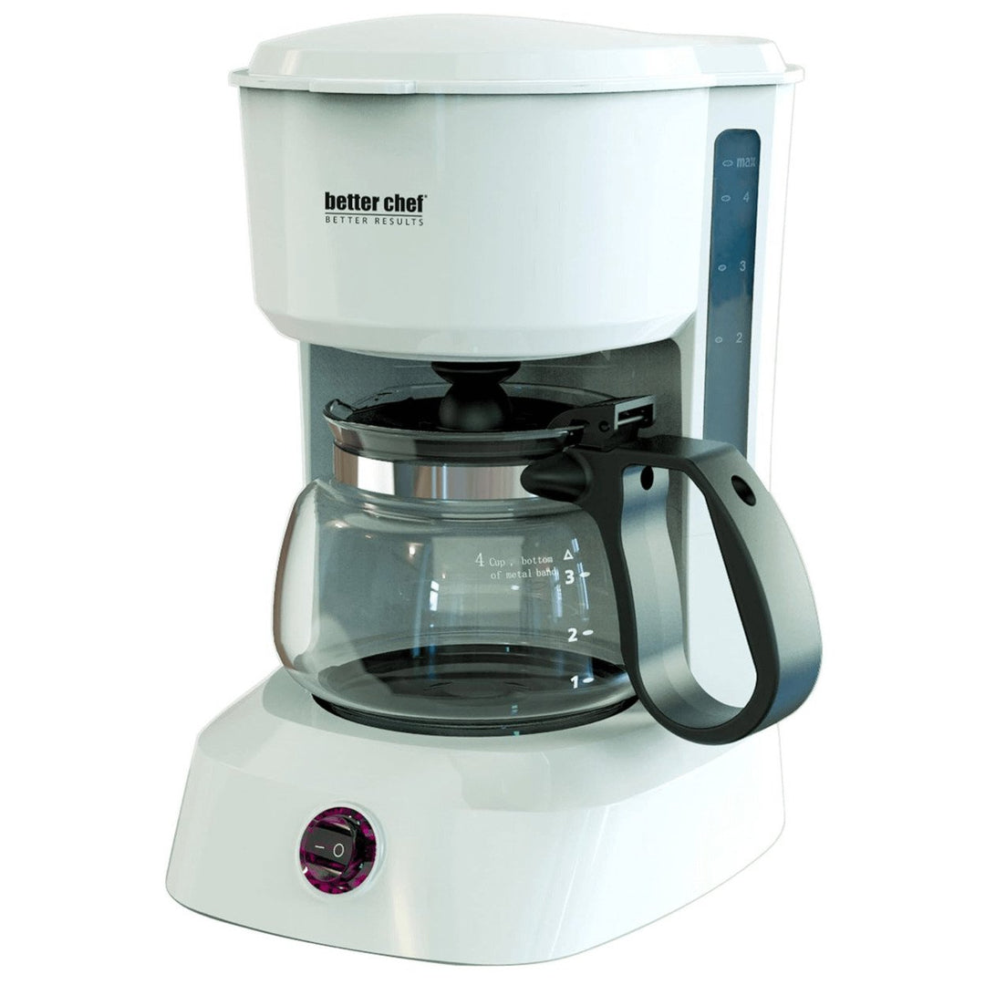 Better Chef 4 Cup Coffee Maker Grab-A-Cup Feature Black Model IM-106B Image 1