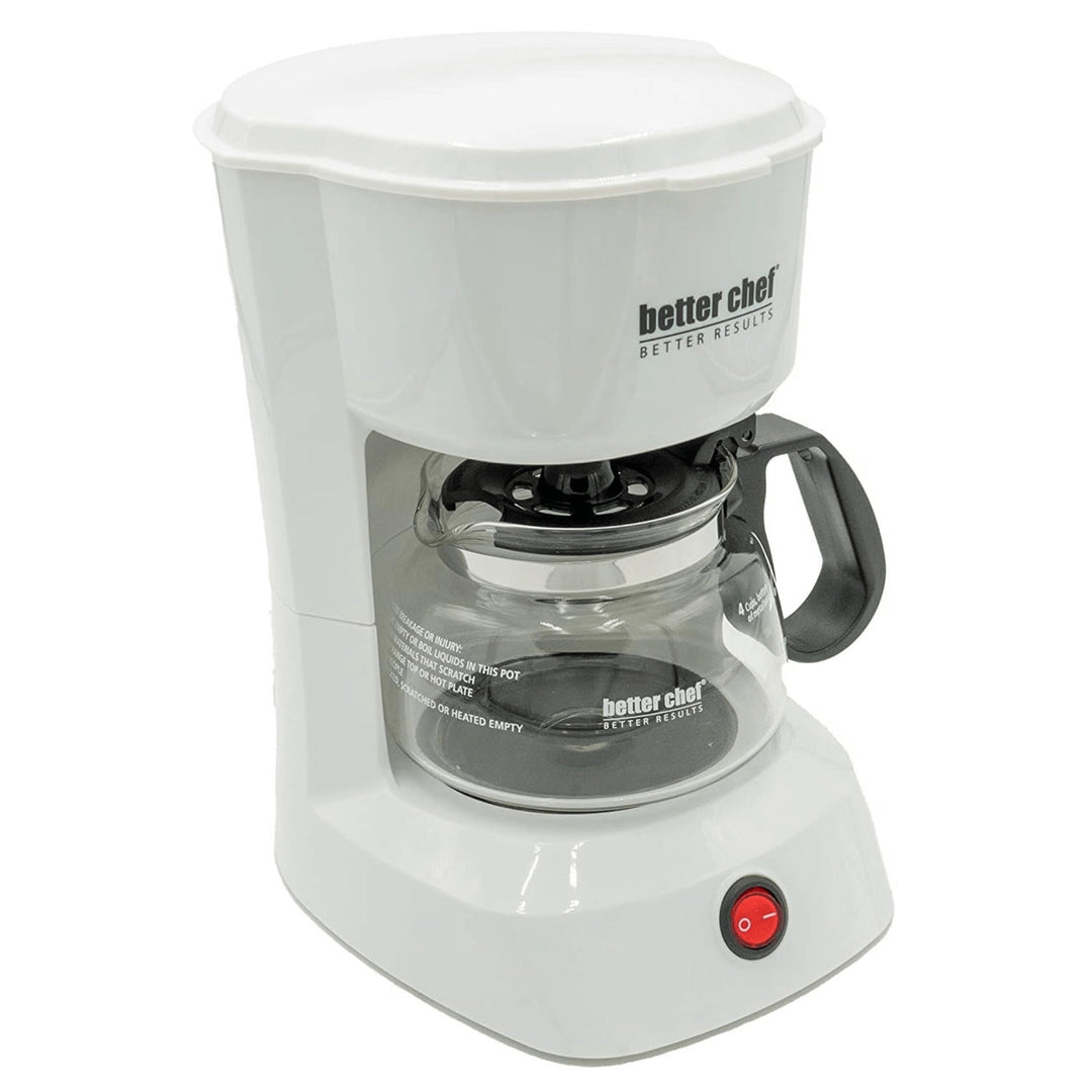 Better Chef 4 Cup Coffee Maker Grab-A-Cup Feature Black Model IM-106B Image 5