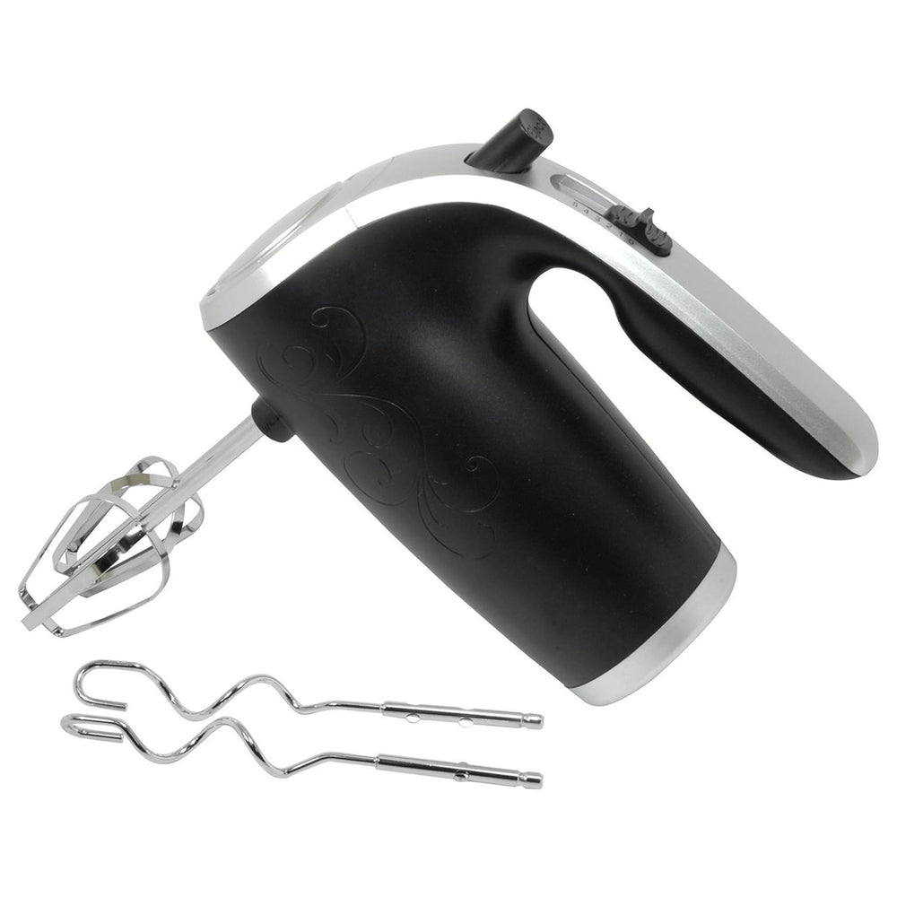 Better Chef Hand Mixer 5-Speed 150W with Silver Accents Storage Clip IM-814B Image 2