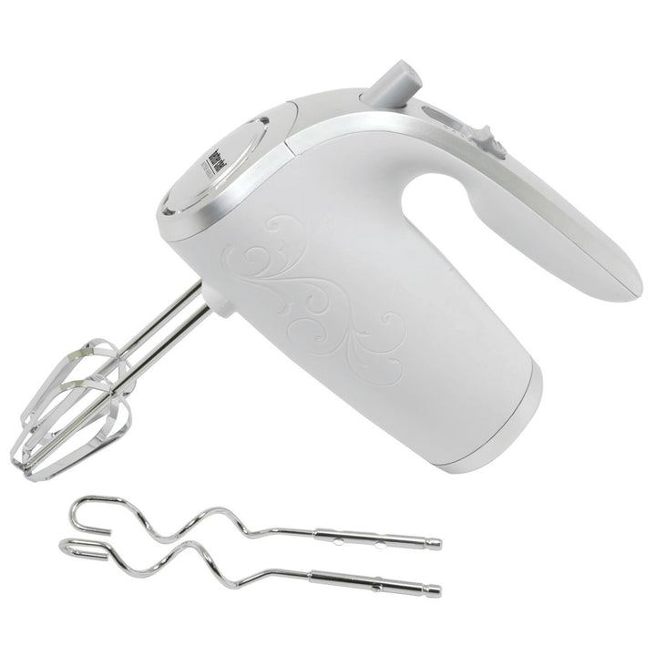 Better Chef Hand Mixer 5-Speed 150W with Silver Accents Storage Clip IM-814B Image 3