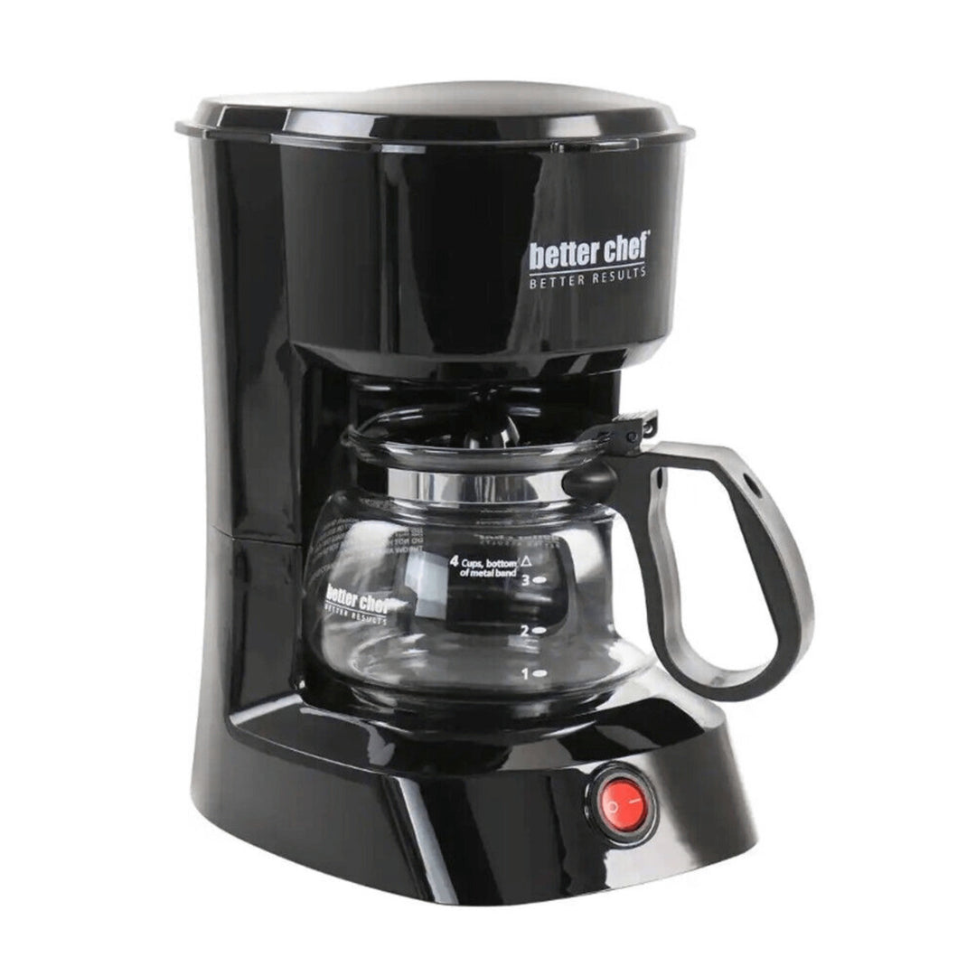 Better Chef 4 Cup Coffee Maker Grab-A-Cup Feature Black Model IM-106B Image 9