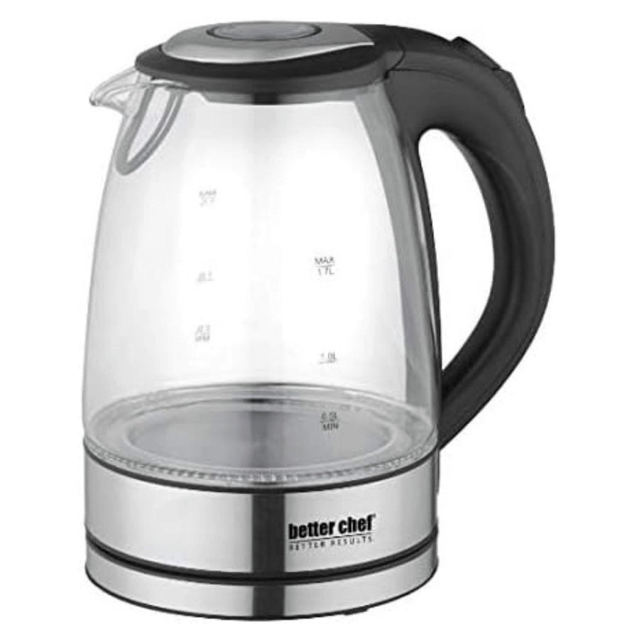 Better Chef 1500W 7-Cup Cordless Electric Glass Kettle 360 Swivel Base IM-178S Image 1