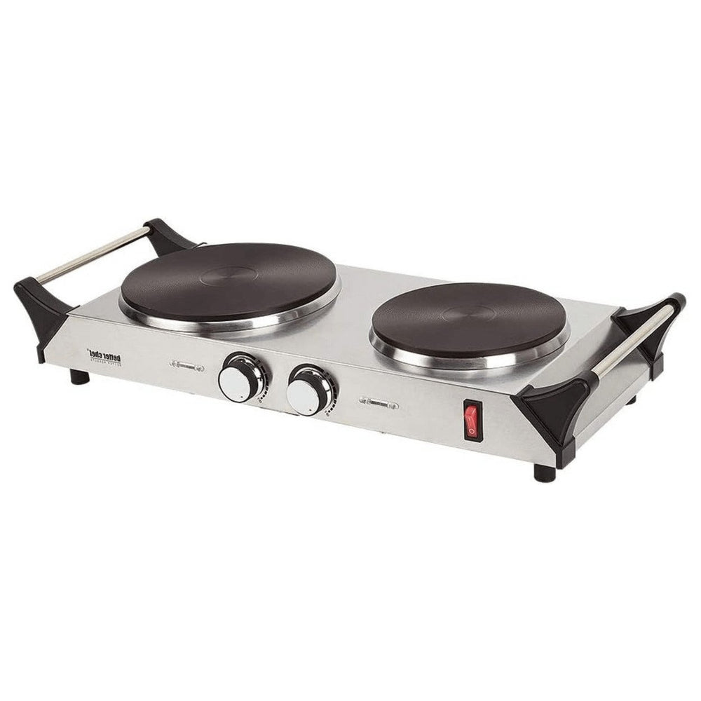 Better Chef Stainless Steel Electric Double Burner Countertop 1500W IM-309DB Image 2