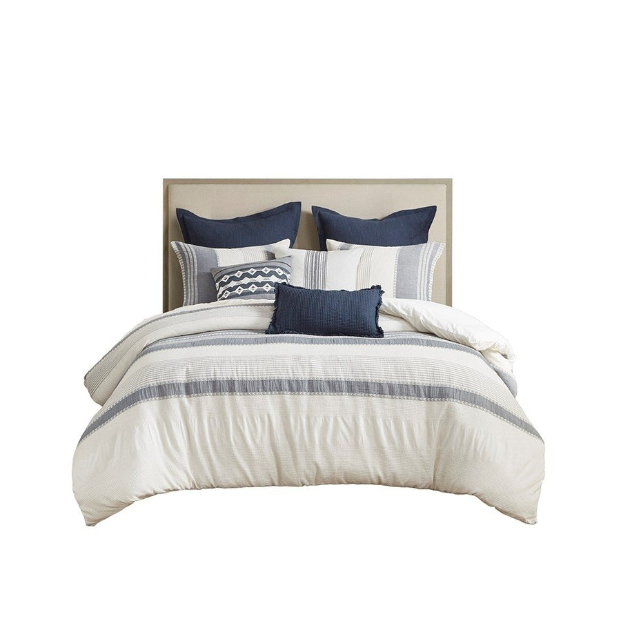 Gracie Mills Elena Oversized Cotton Jacquard Comforter Set Full Queen GRACE-15861 Image 1