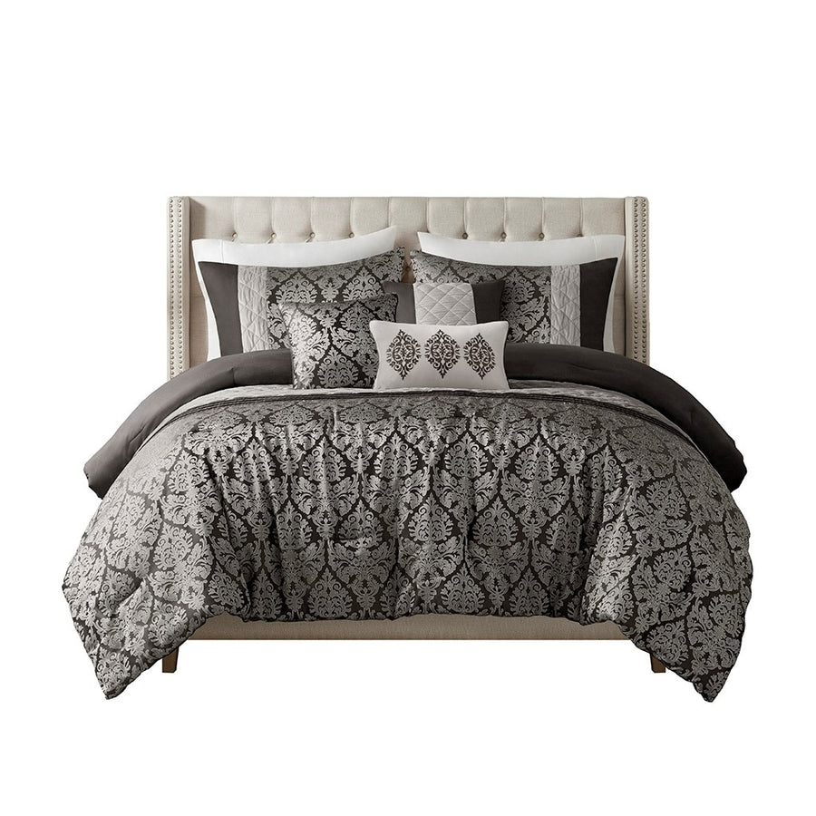 Gracie Mills Delilah 6 Piece Jacquard Comforter Set - Full/Queen - GRACE-15870 Image 1