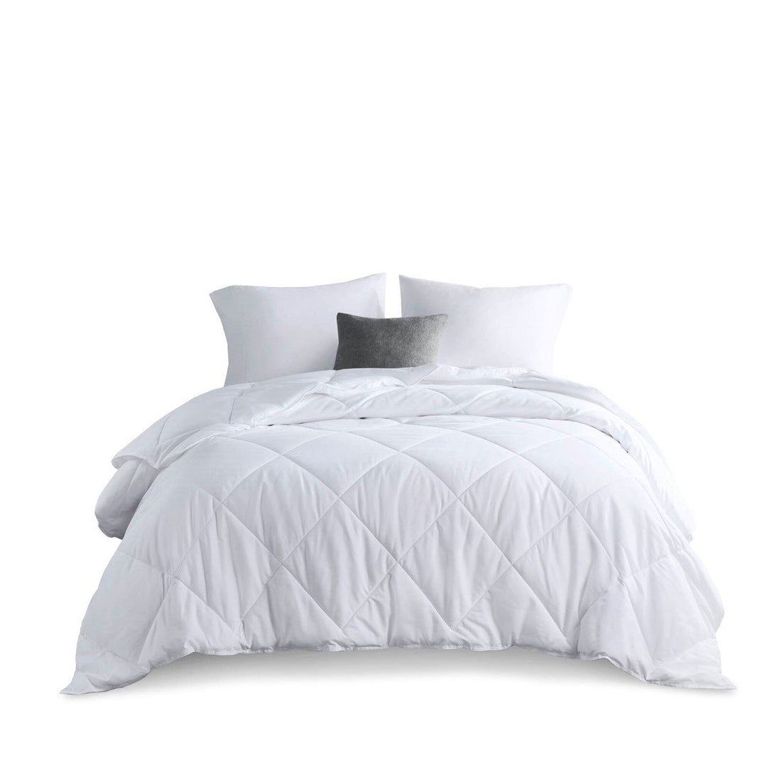 Gracie Mills Brielle Oversized Down Alternative Comforter Twin XL Gray GRACE-15921 Image 1