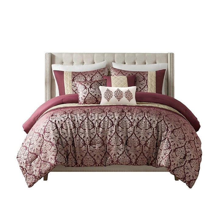 Gracie Mills Delilah 6 Piece Jacquard Comforter Set Full Queen GRACE-15870 Image 6