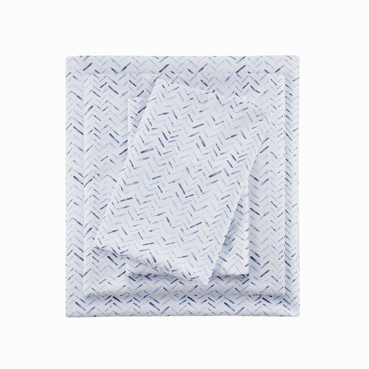 Gracie Mills Giselle 4-Peice Wrinkle Free Printed Microfiber Sheet Set - GRACE-15322 Image 1