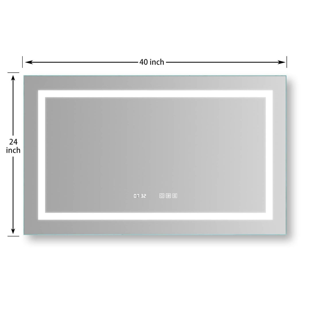 Ascend-M1 40" W x 24" H LED Bathroom Mirror with Led Light Image 5