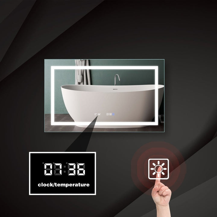 Ascend-M1 40" W x 24" H LED Bathroom Mirror with Led Light Image 11