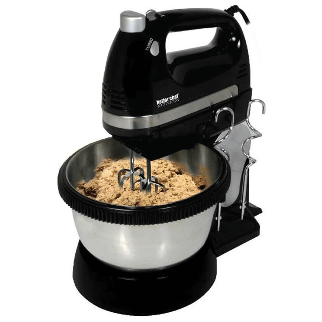 Better Chef 350W Hand Stand Mixer Stainless Steel Bowl 5 Speed Model IM-826B Image 1