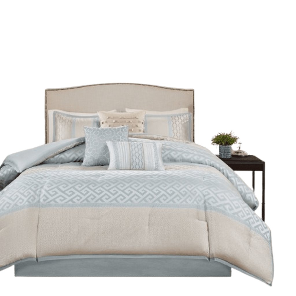 Gracie Mills Theodore 7-Piece Jacquard Comforter Set GRACE-3178 Luxury Bedding Image 1