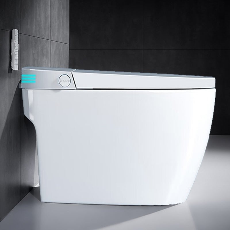 ExBrite Smart Toilet 1.28GPF Heated Bidet Seat Portable White Auto Flush Image 3