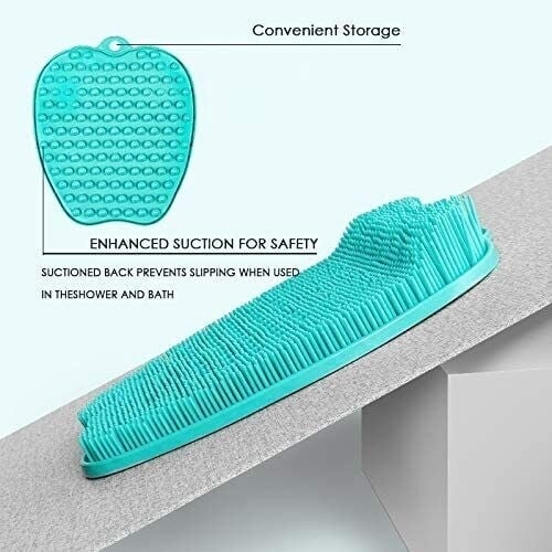 Foot Scrubber Massager Cleaner Bath Brush Exfoliating Feet Washer Shower Tool Image 4