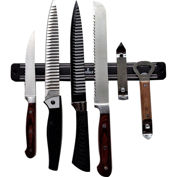 Magnetic Knife/Tool Rack - 6 Black Image 5