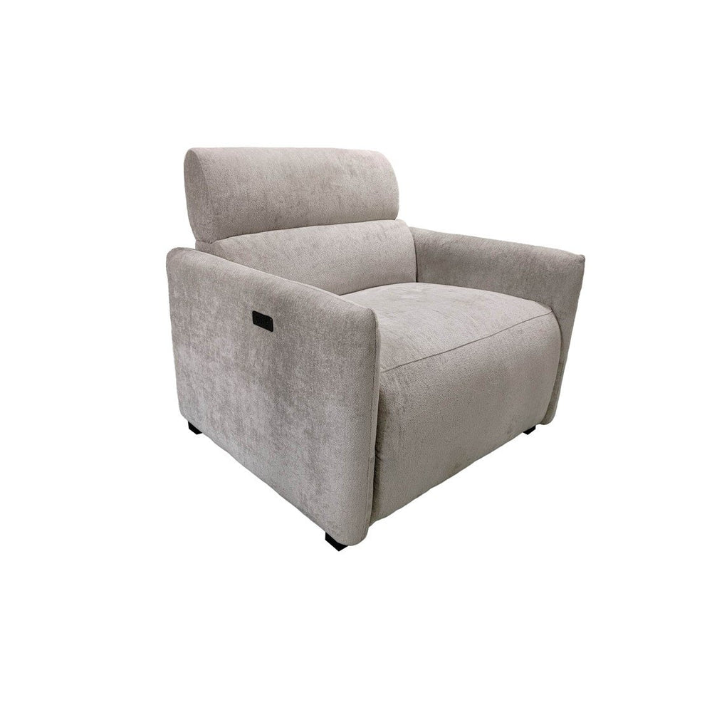 Gracie Mills Ella Modern Recliner GRACE-15638 Shelter Back Plush Comfort Gray Image 2