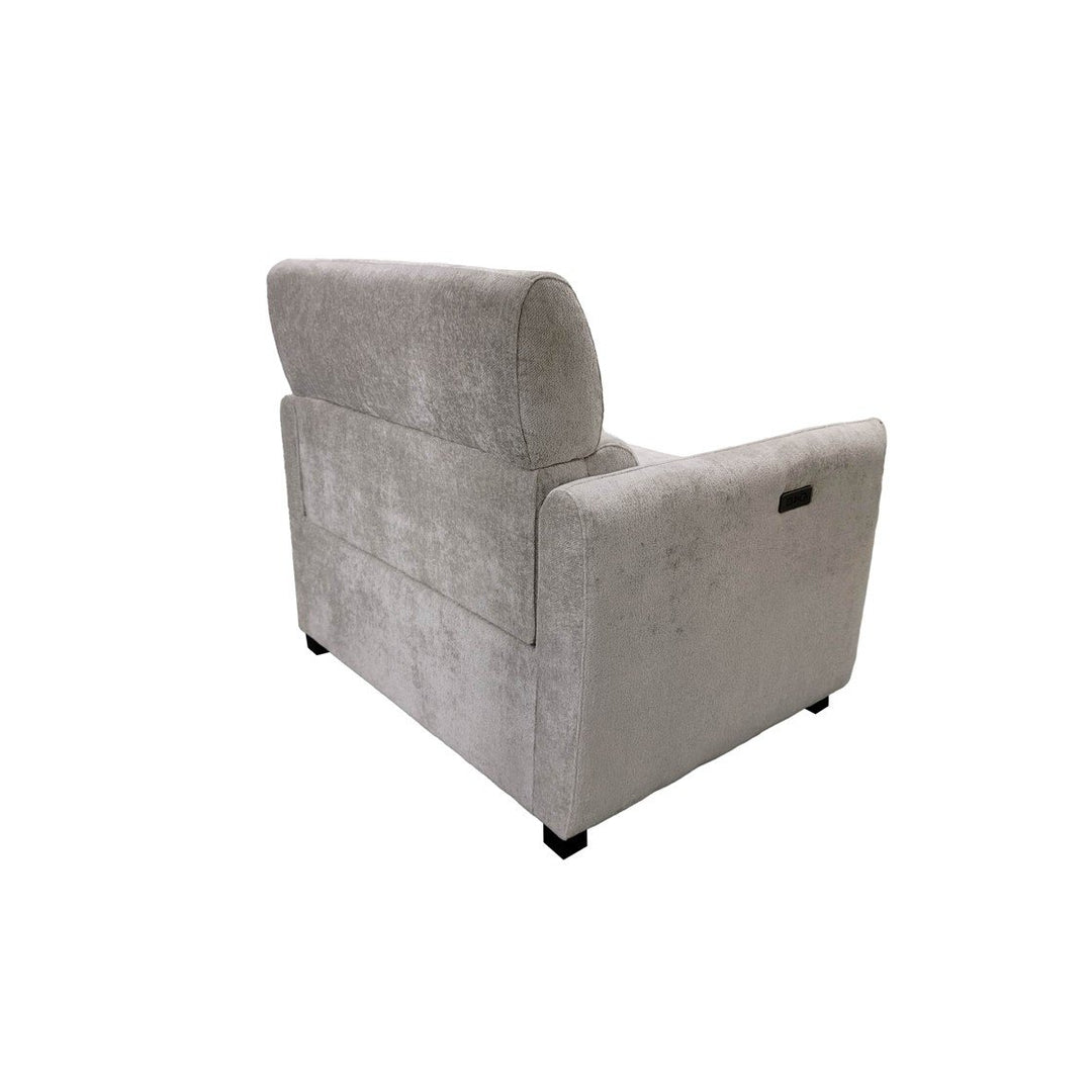 Gracie Mills Ella Modern Recliner GRACE-15638 Shelter Back Plush Comfort Gray Image 3