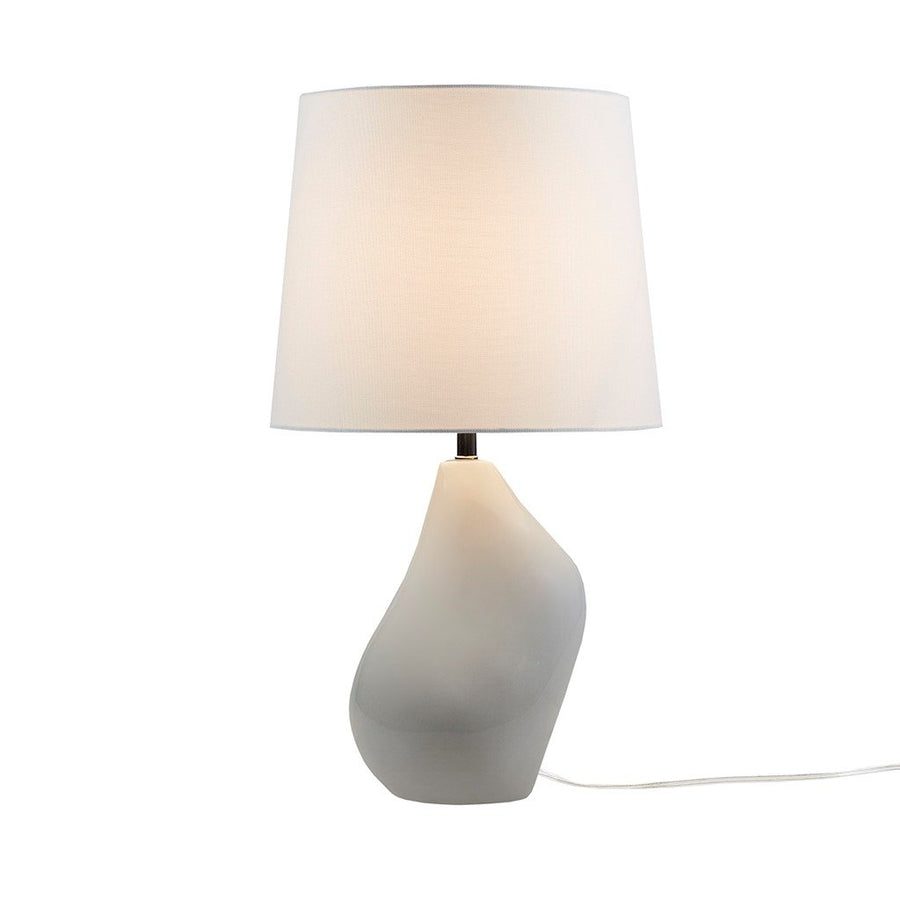 Gracie Mills Ceramic Table Lamp Ombre Modern Asymmetrical GRACE-15795 28 Inch Image 1