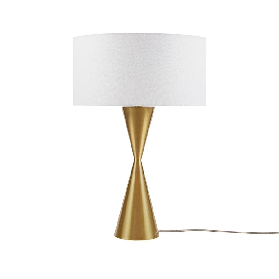 Gracie Mills Gloria Gold Hourglass Metal Table Lamp - GRACE-15786 Image 1