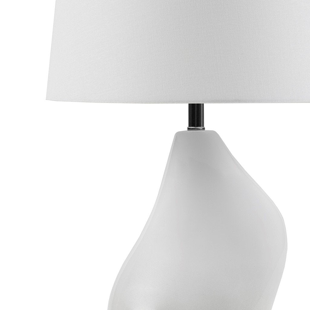 Gracie Mills Ceramic Table Lamp Ombre Modern Asymmetrical GRACE-15795 28 Inch Image 2