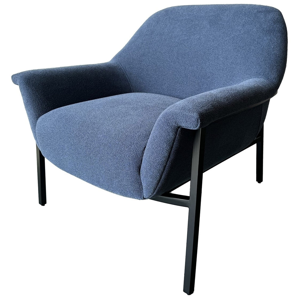 Gracie Mills Catarina Accent Chair Navy Blue GRACE-15646 Modern Upholstered Seat Image 2