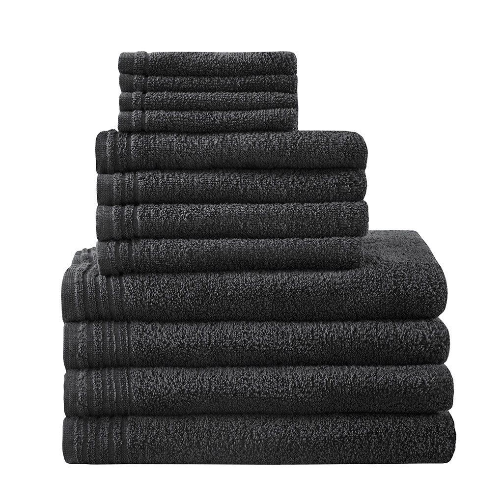 Gracie Mills 12-Piece 100% Cotton Quick Dry Towel Set GRACE-12491 Lightweight Soft Image 8