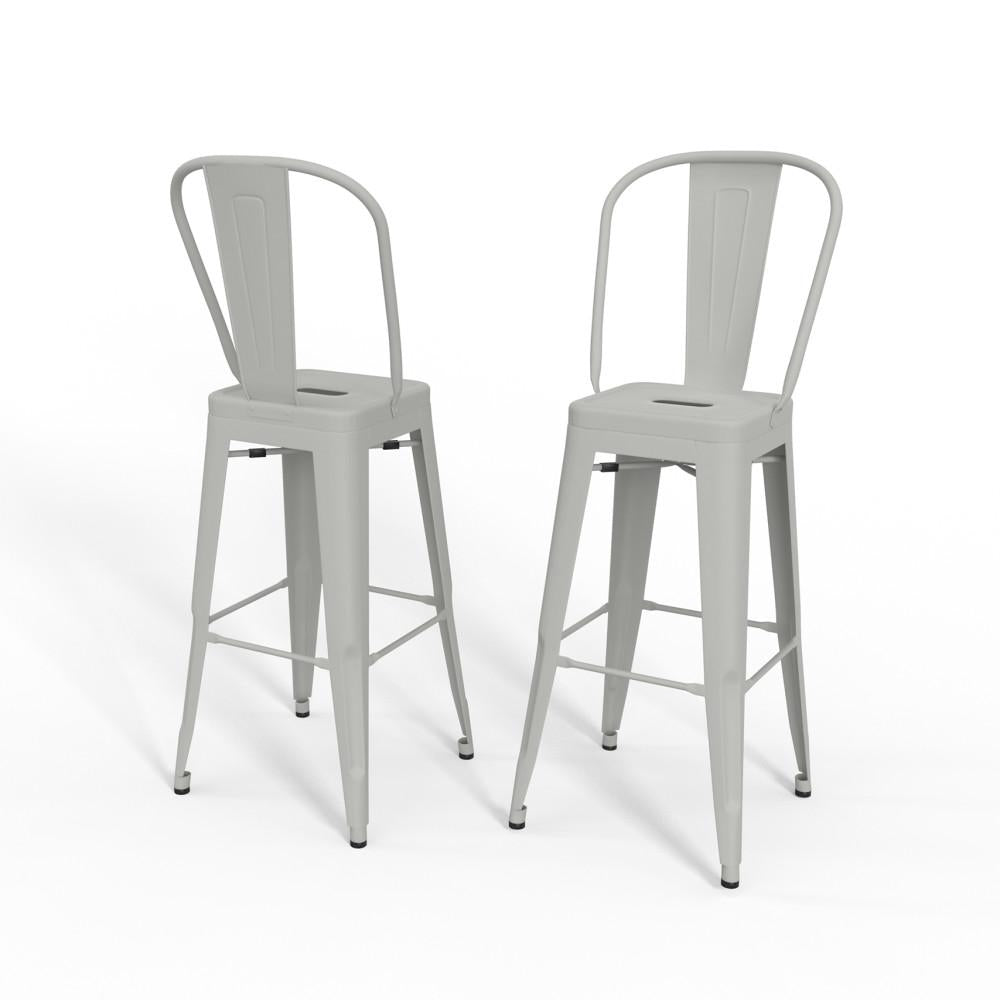 Fletcher 30 inch Metal Bar Stool (Set of 2) Image 2