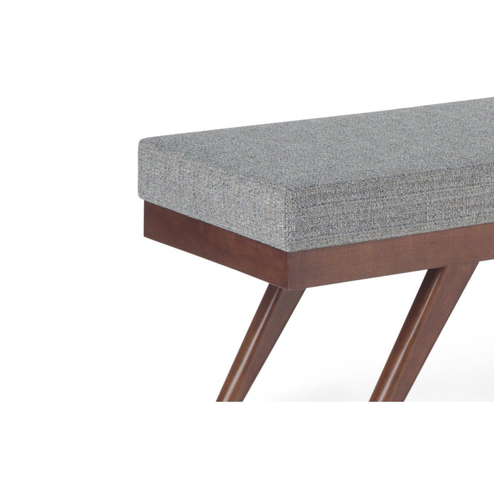Chanelle Ottoman Bench in Tweed Image 5
