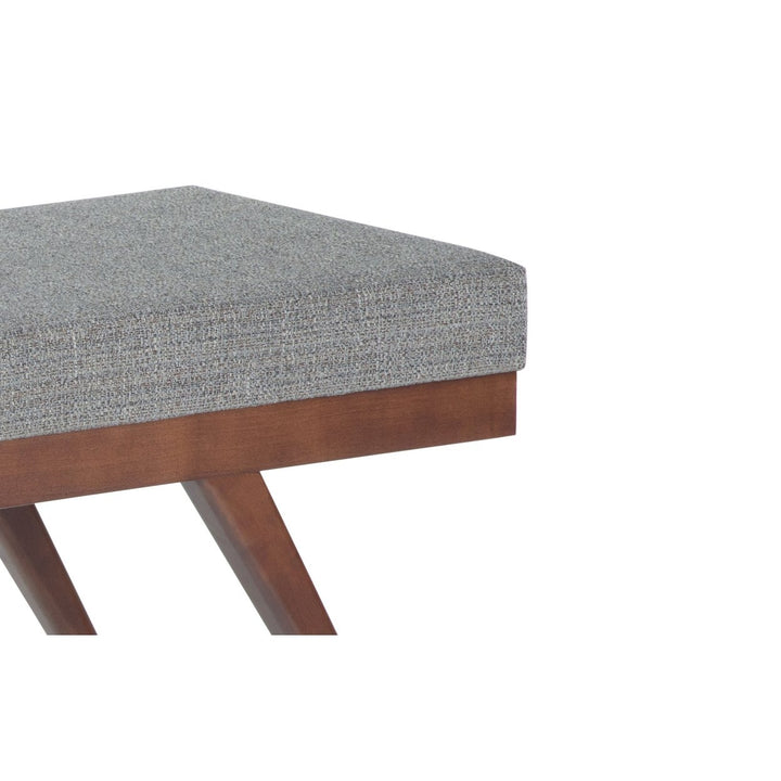 Chanelle Ottoman Bench in Tweed Image 8
