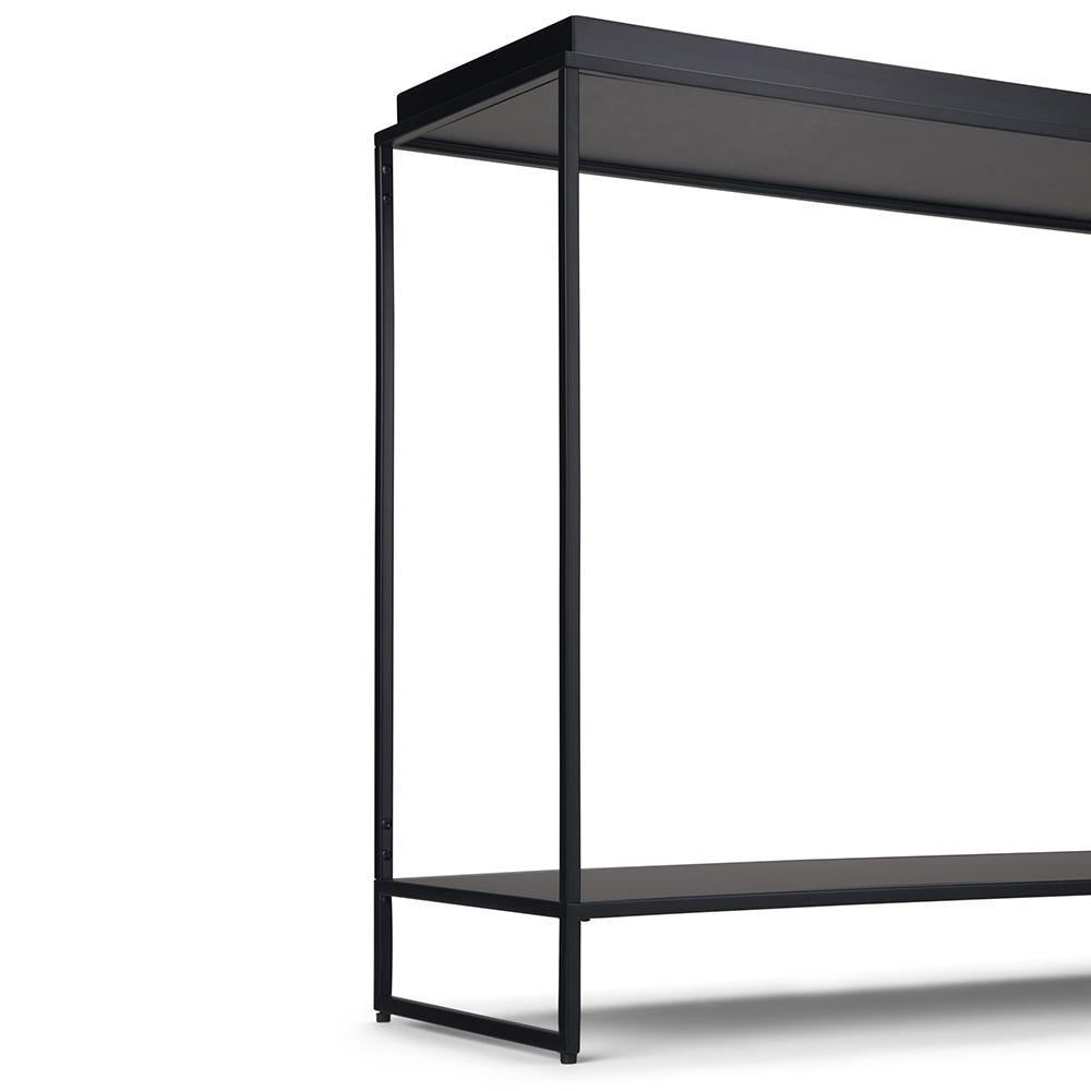 Garner Console Table Modern Industrial 47 inch Removable Tray Metal Frame Image 7