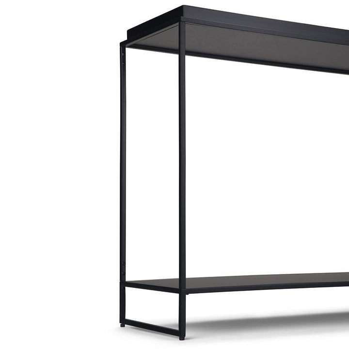 Garner Console Table Modern Industrial 47 inch Removable Tray Metal Frame Image 7