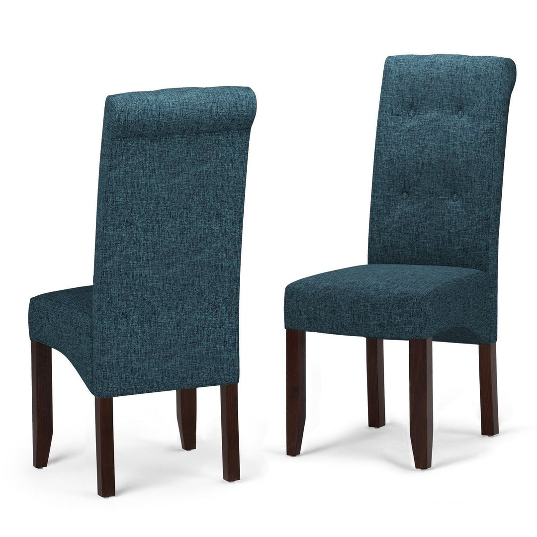 Cosmopolitan Dining Chair in Linen (Set of 2) Image 1