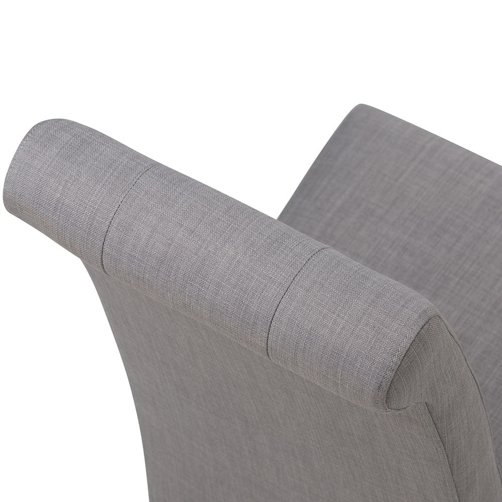 Cosmopolitan Dining Chair in Linen (Set of 2) Image 4