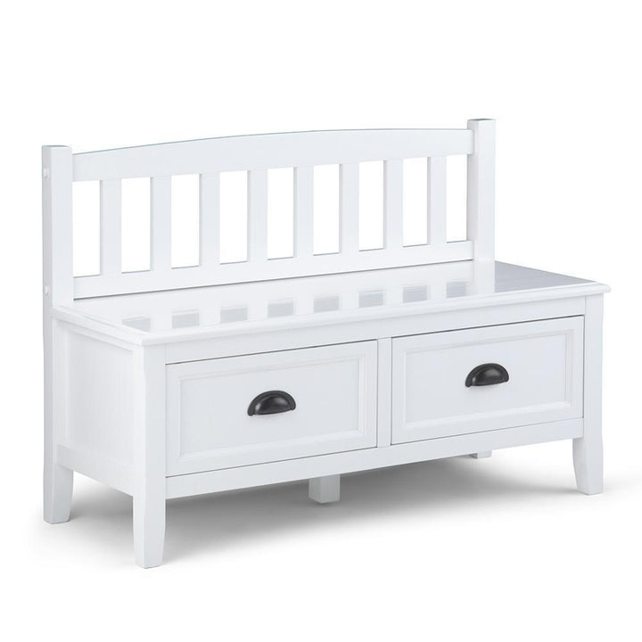 Burlington Entryway Storage Bench with Drawers Image 4