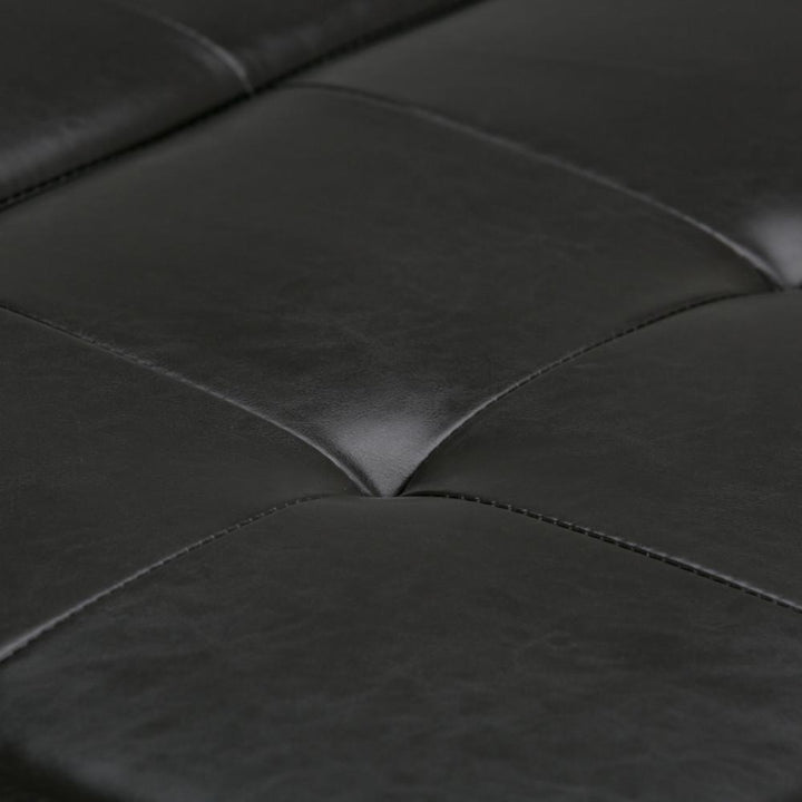 Dover Table Ottoman in Vegan Leather Image 12