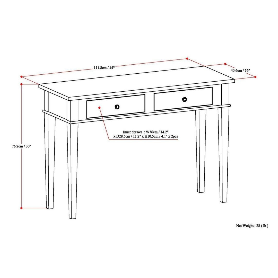 Carlton Console Table Image 7