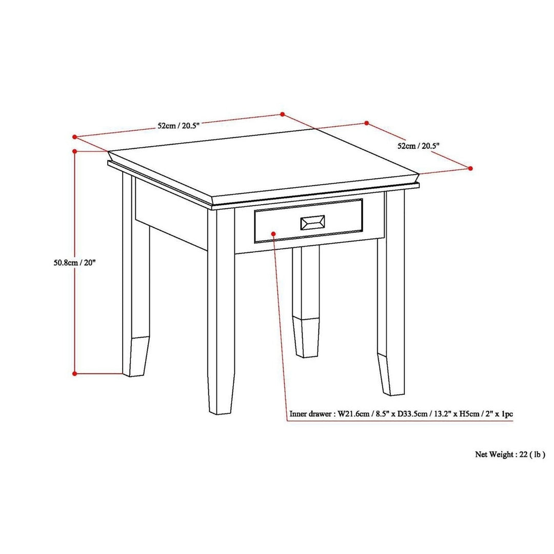 Artisan End Table Image 6